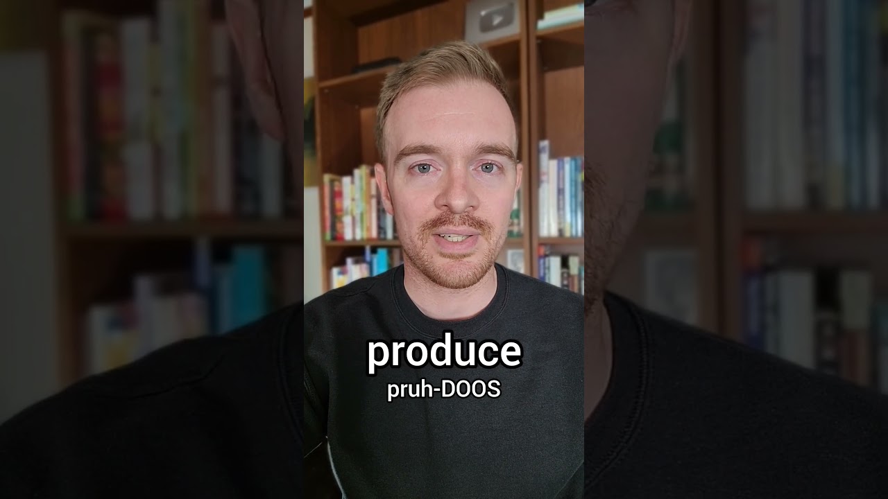 Produce (verb) vs. Produce (noun)