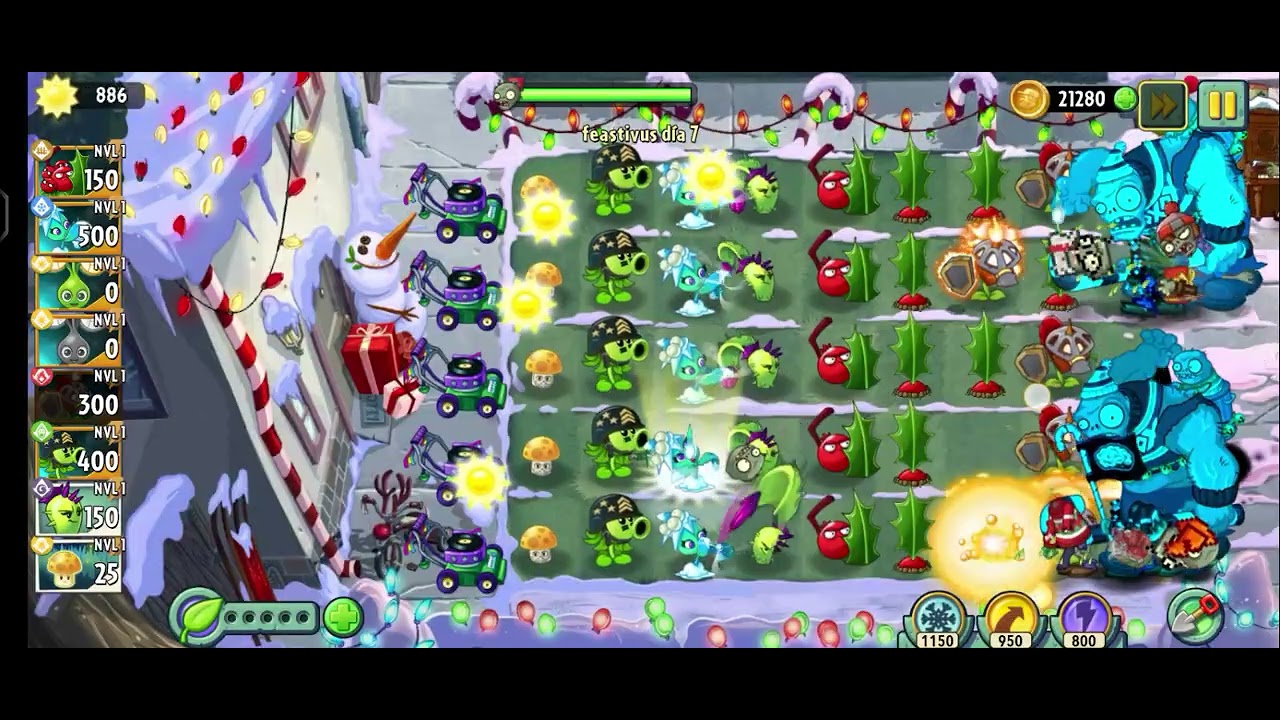 Pvz2 desbloquea a Barrera de acebo con un nivel modificado leer la descripción