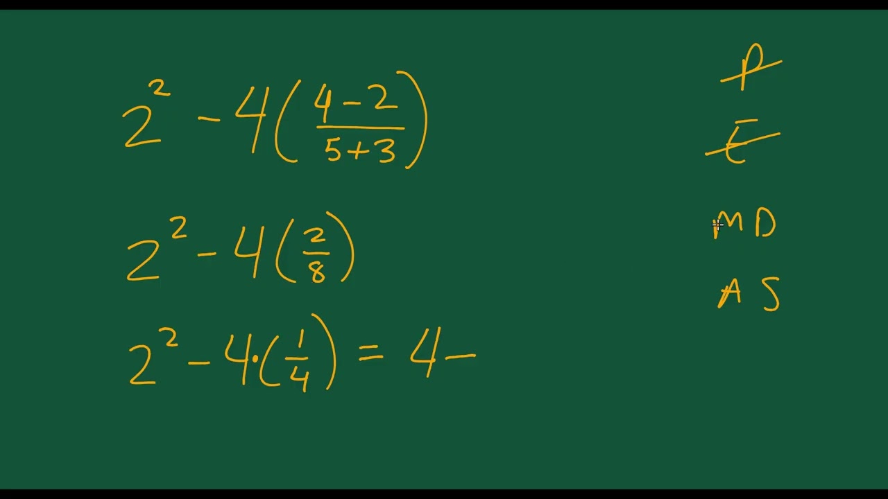 Learn Algebra - Video 2 - Simplifying Expressions in Order of Operations