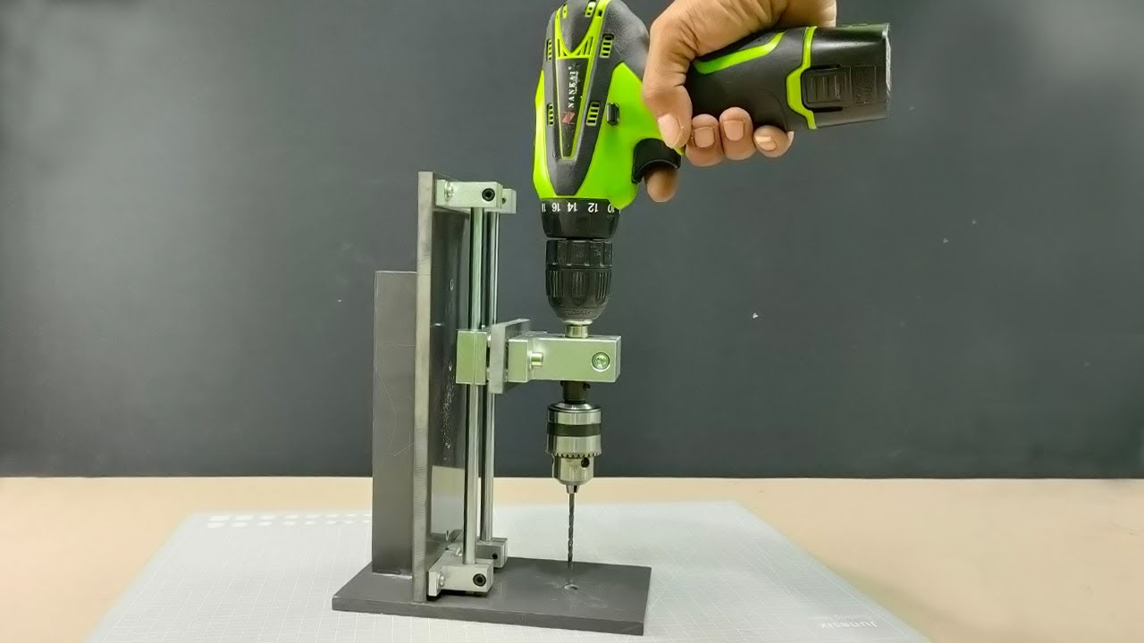 Изготовление подставки для сверла из ПВХ для прямого сверления