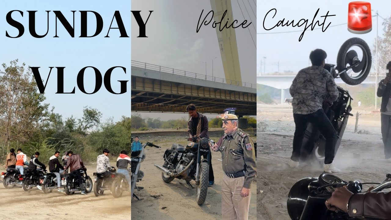(Sunday Vlog) POLICE CAUGHT / NONSTOP PATAKE / TYRE BURNOUT🔥