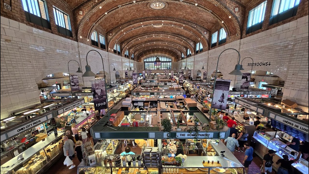 Come shop with me at the West Side Market in Cleveland 