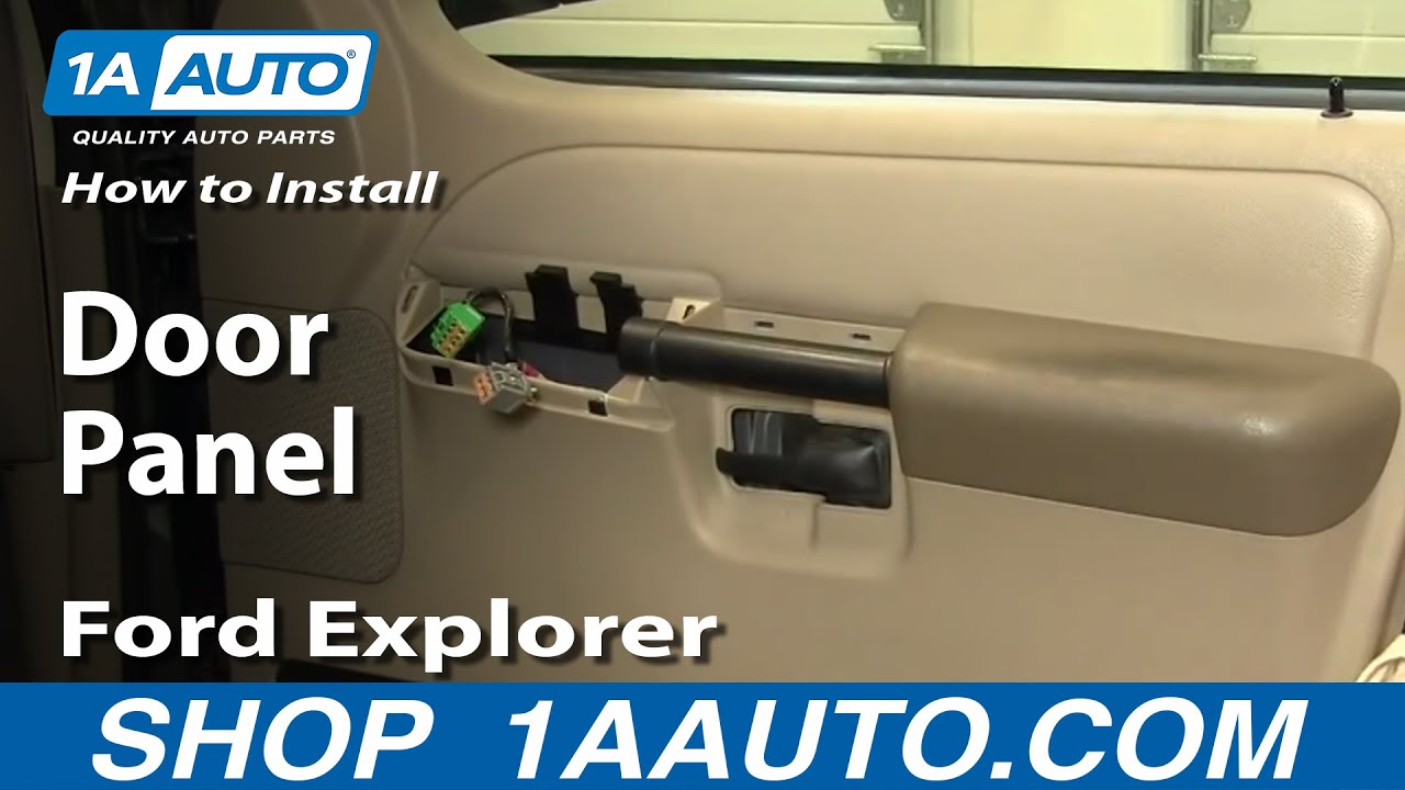How to Replace Front Door Panel 01-05 Ford Explorer Sport Trac