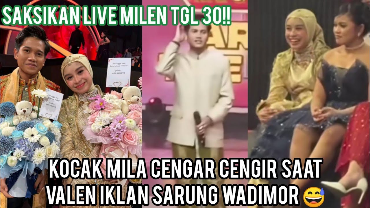 NGAKAK POOLL MILA MODE LEDEKIN VALEN SAAT IKLAN SARUNG WADIMOR😅 HIBURAN BANGET TUKIMIL