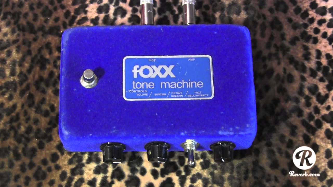 Foxx Tone Machine octave fuzz pedal demo with R9 Les Paul & Dr Z Antidote