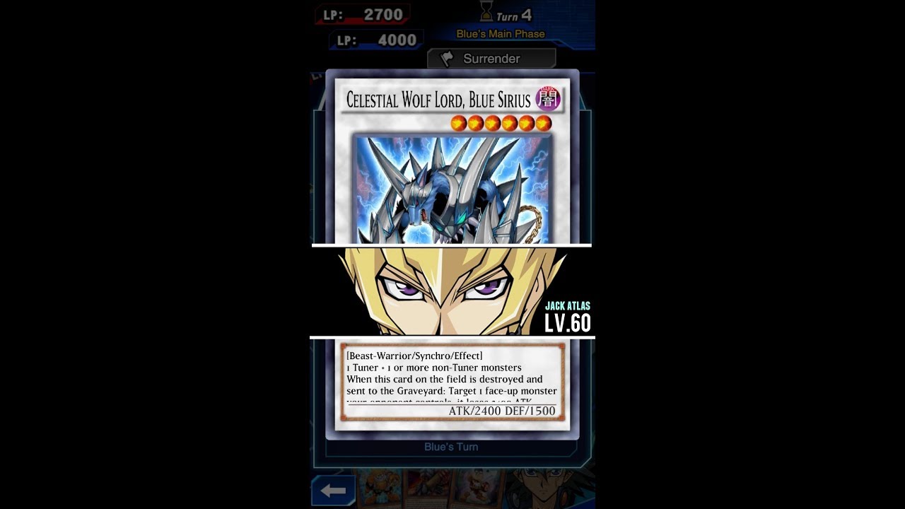 Yugioh Duel Links - Jack Lv.60 : I Synchro summon 