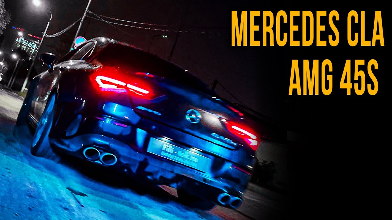 РАЗРЫВНОЙ ВЫХЛОП на MERCEDES CLA 45S AMG