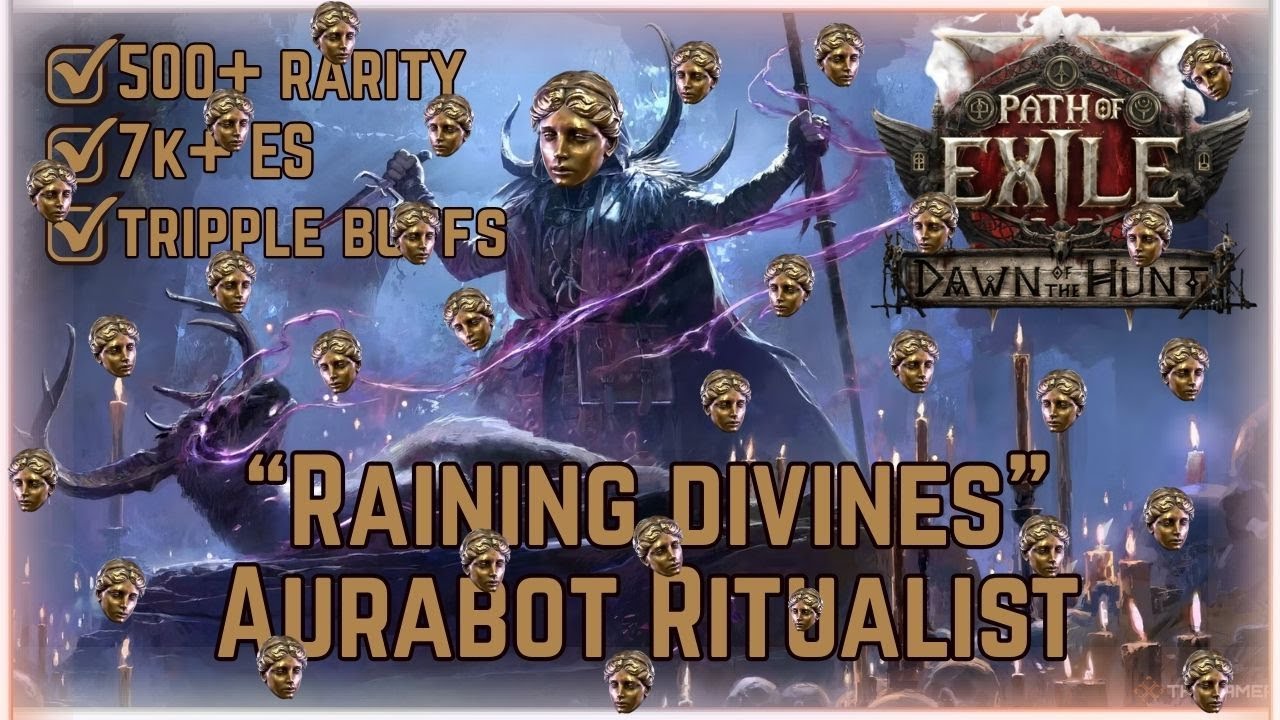I Don&rsquo;t Do Damage... But I Make LOOT RAIN 🌧️ | 500% Rarity Aurabot in PoE2 :Dawn of the Hunt