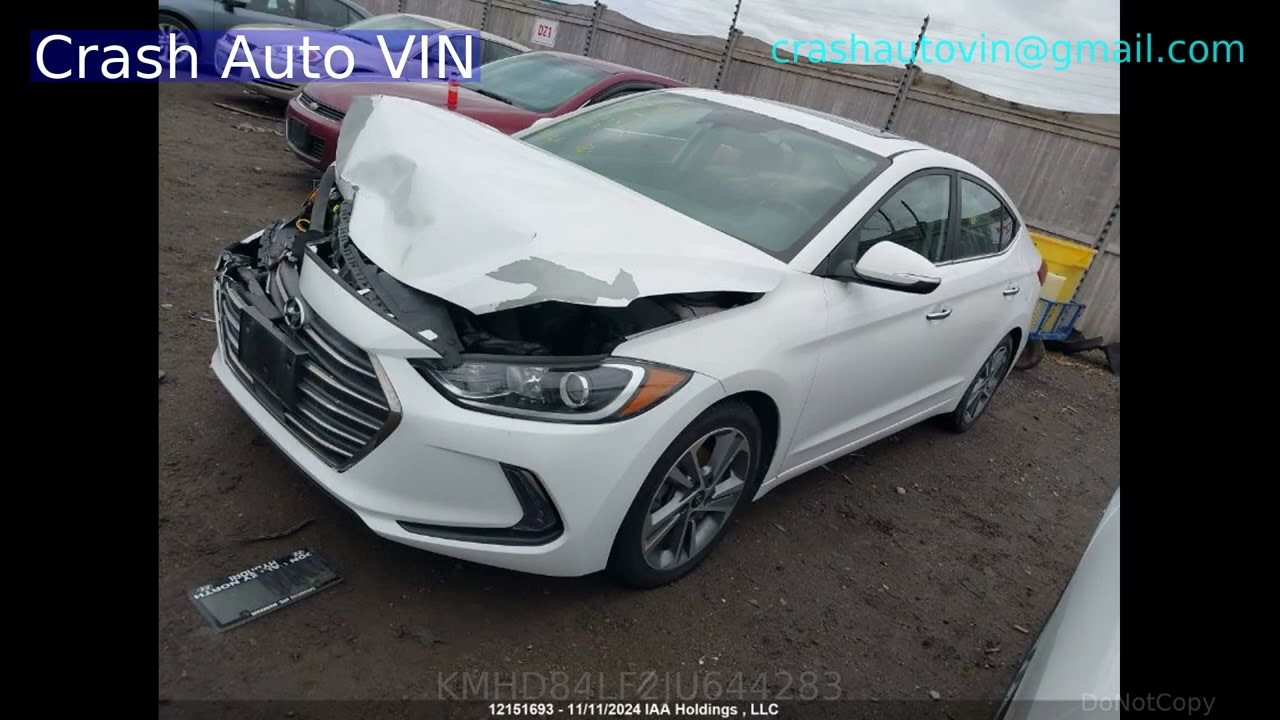 KMHD84LF2JU644283 hyundai 2018 elantra