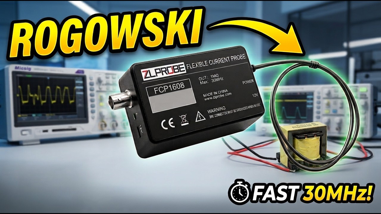 The Probe You Didn't Know You Needed! ZLProbe Rogowski Review & Teardown