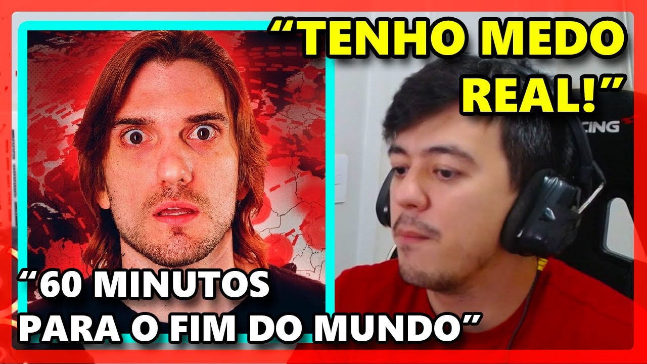 1 HORA para o FIM do MUNDO! - React Ciência Todo Dia / Pedro Loss