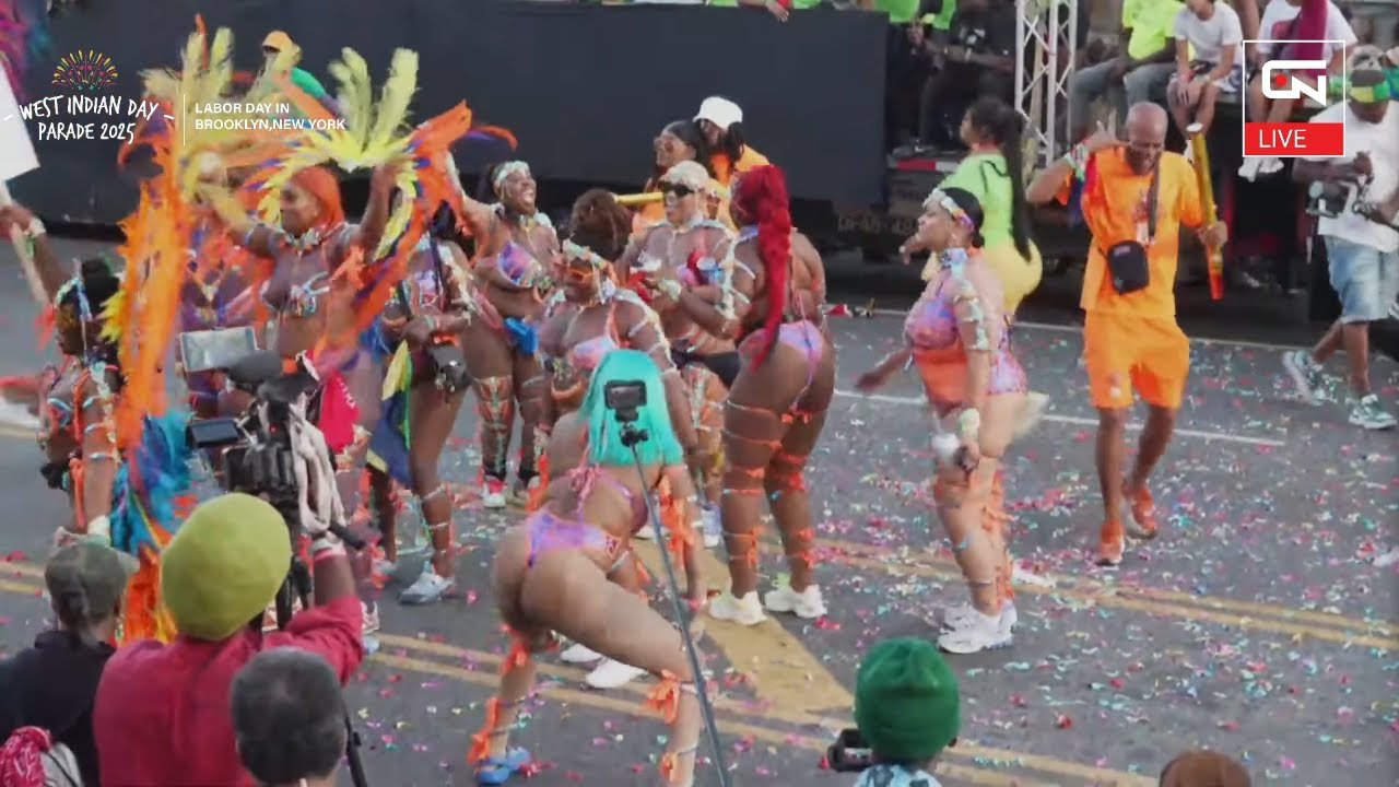 LIVE: West Indian Day Parade 2025 / Labor Day in Brooklyn,New York