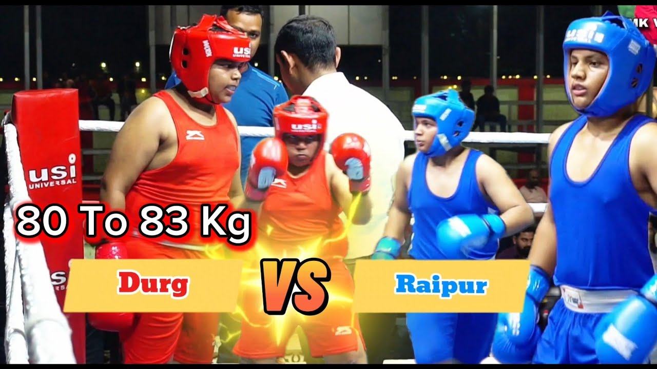 Final match 80 To 83 Kg State Level Boxing Chhattisgarh 2025🥊#boxing #sports #boxingvideo