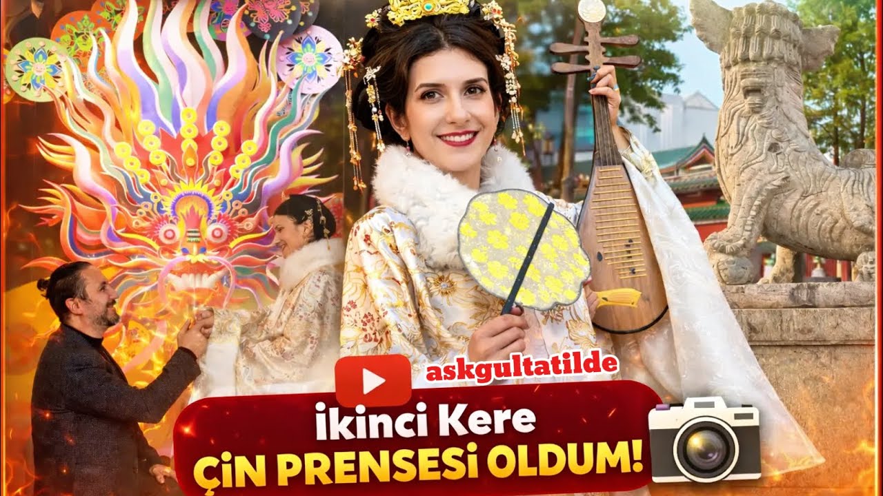 ÇİN'DE NASIL YİNE PRENSES OLDUM? 👑 Çin sokaklarında prenses olarak gezdim 👸