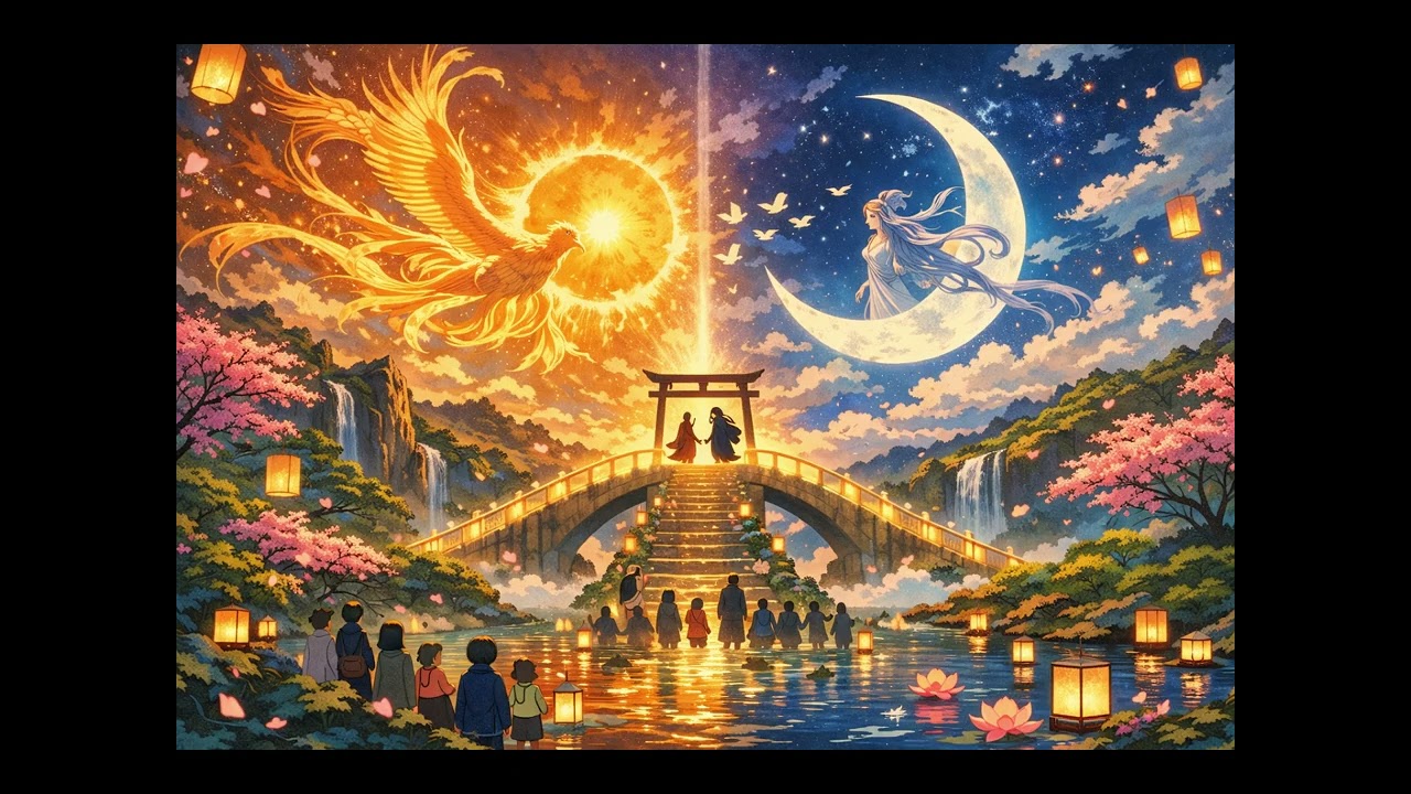 神説「お彼岸物語」 太陽と月が出会う夜