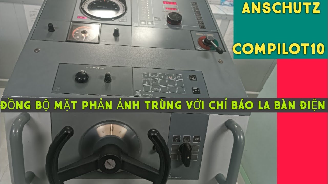 ANSCHUTZ COMPILOT10 - Đồng bộ mặt phản ảnh la bàn ( repeater) trùng với hướng la bàn điện.