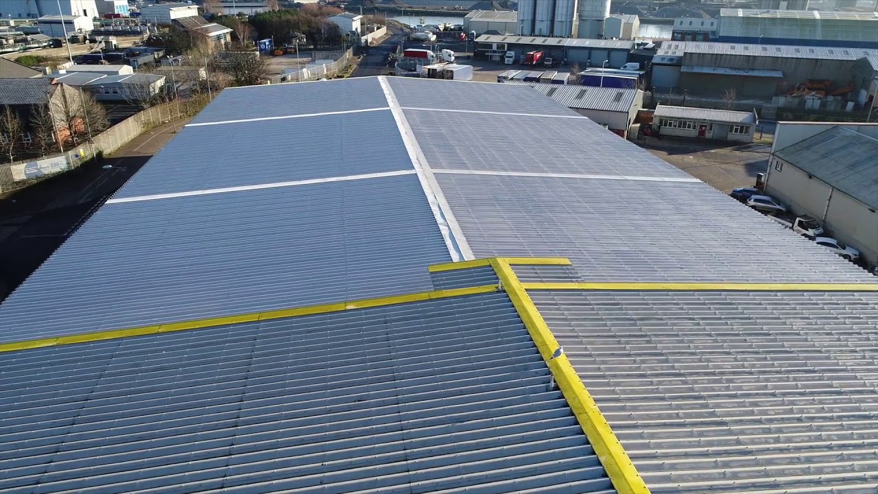 Belfast Self Storage by Rilco Roofing Shoot by Air View Marketing Drogheda