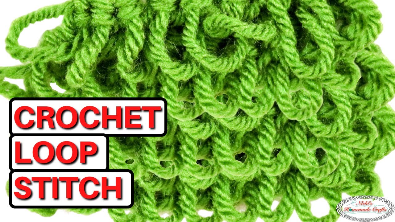 How to: Crochet LOOP STITCH