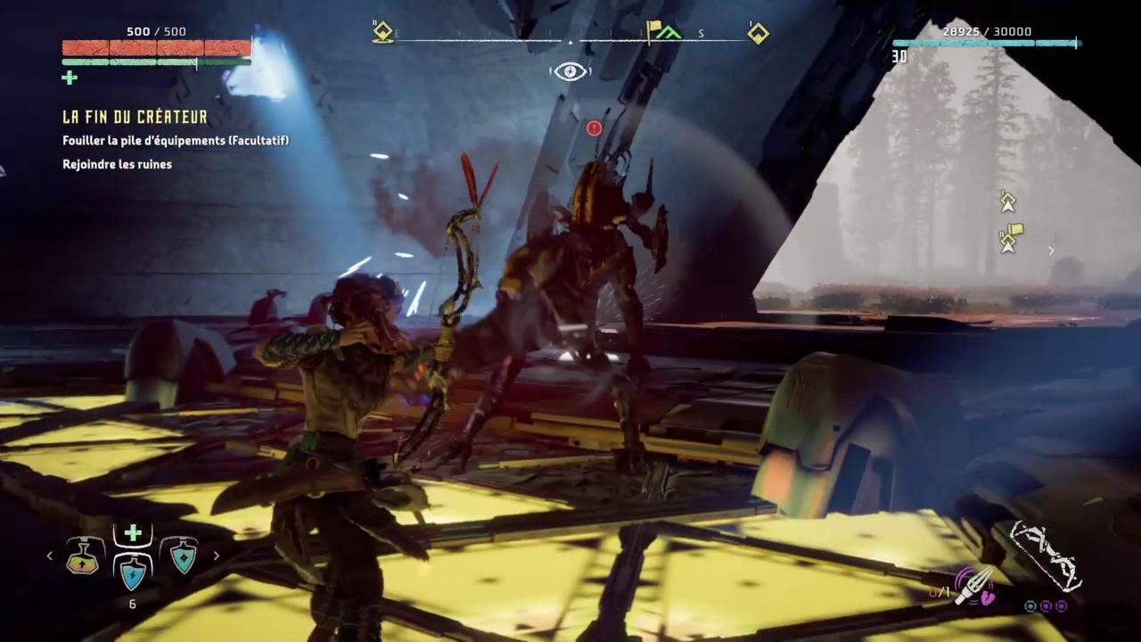 Horizon Zero Dawn ( Fr ) / Part 34 / CREUSET ZETA : Pirater le Noyau / CAMPS DE BANDITS:Four Brisé /