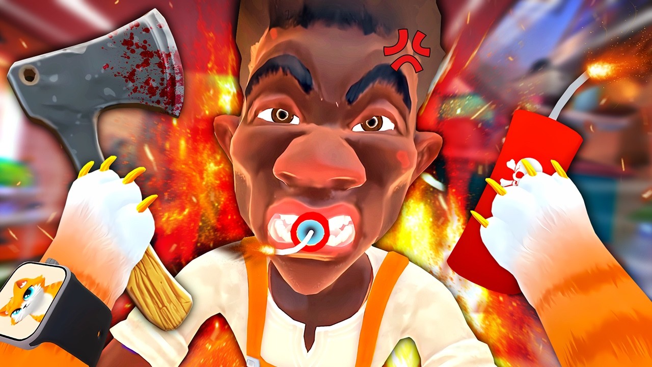 CHRONIĘ BABCIĘ PRZED WŚCIEKŁYM MECHANIKIEM! *NOWY UPDATE*👊🐈 | I Am Cat VR