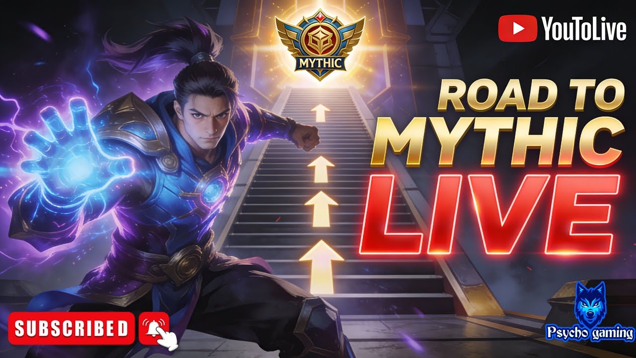 Road to Mythic 🔥 | Psycho Gaming MLBB Ranked LIVE