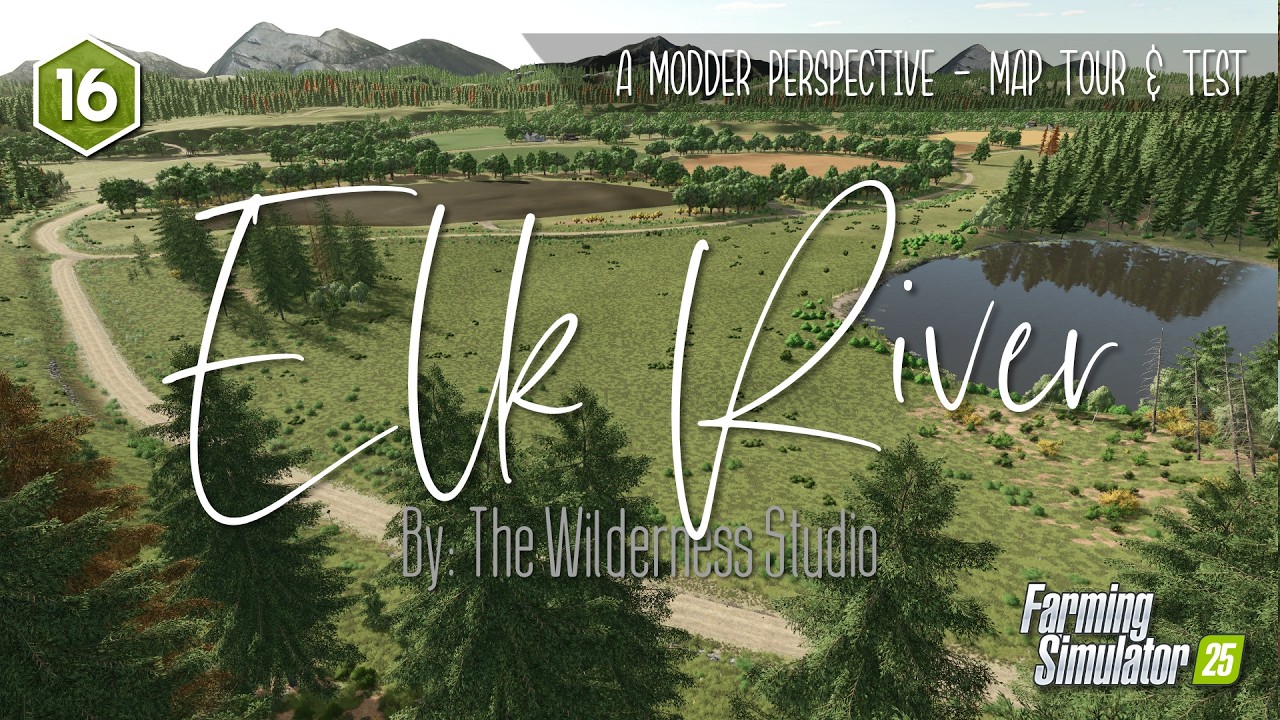 Elk River by The Wilderness Studio (Elk Mountain Modding) | #FS25MapTour Ep.16 | #fs25