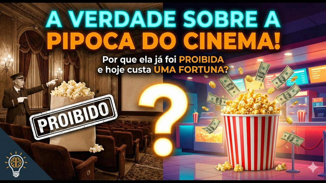 Por que a pipoca era PROIBIDA no cinema? (A verdade oculta) 🍿🚫