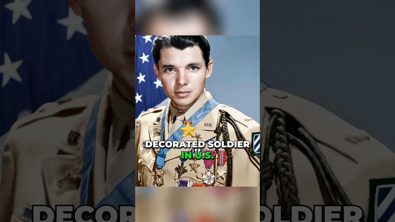 The most decorated soldier Audie Murphy.  