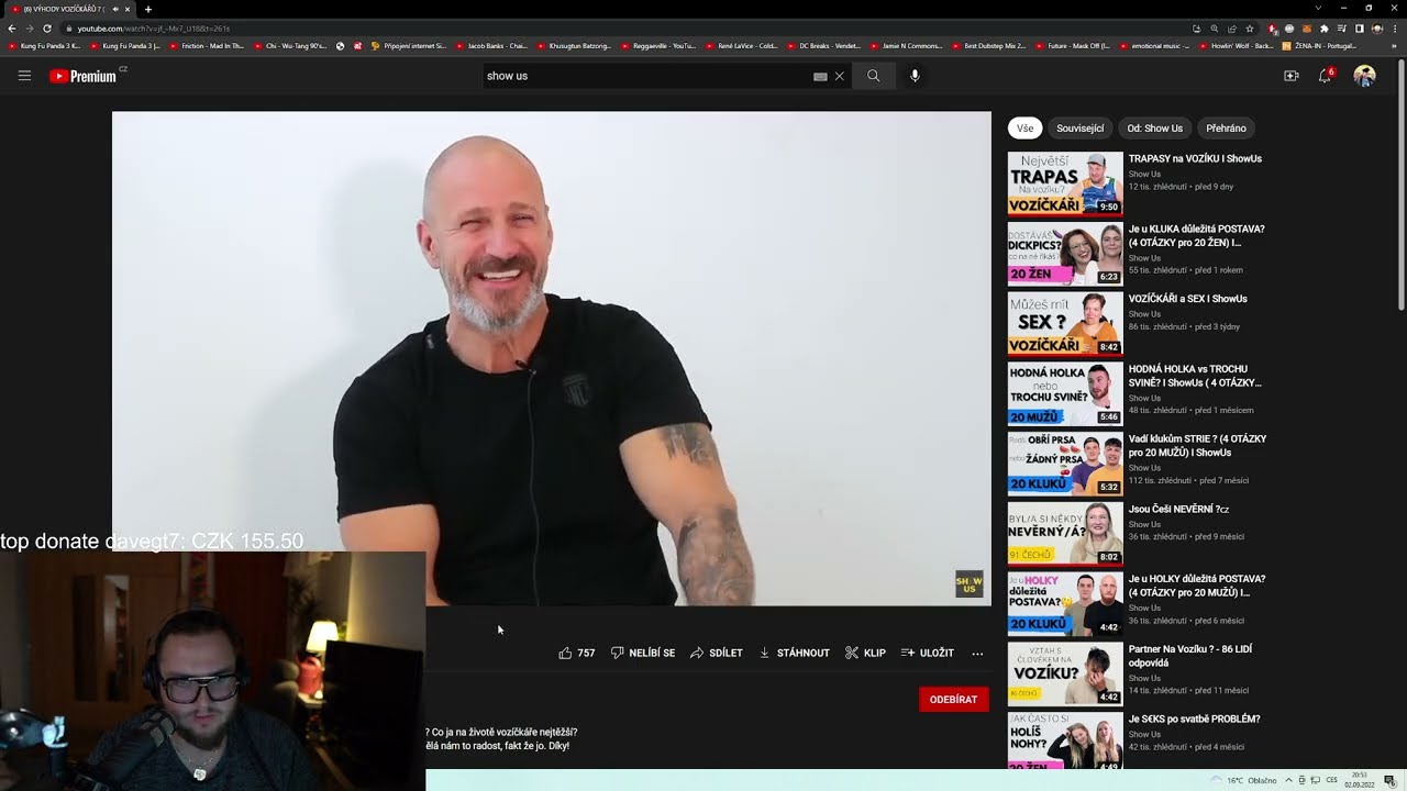 Reakce na Výhody vozíčkářů od @showus_cz