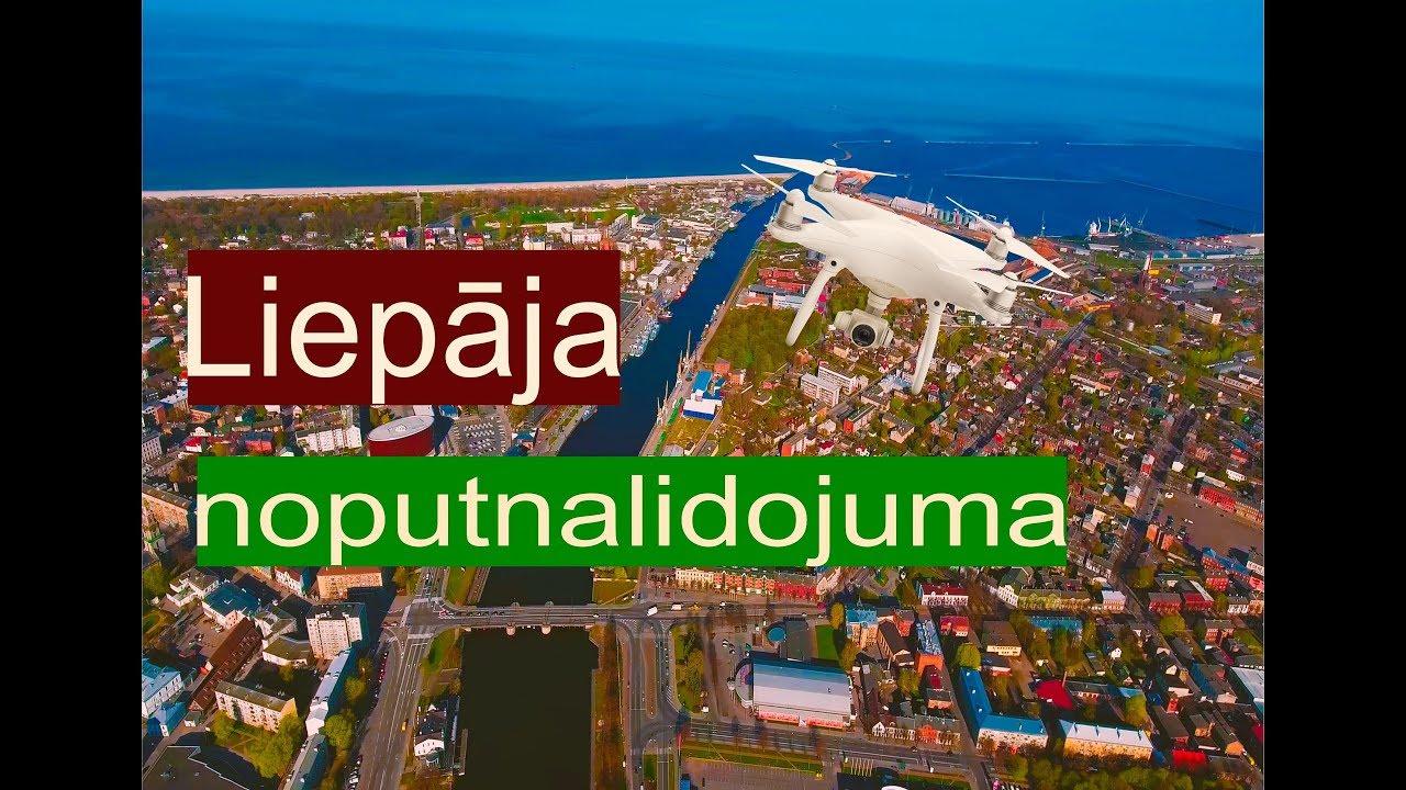 Liepāja / no putna lidojuma / Latvia / phantom 4 /   4K
