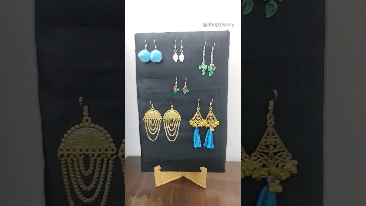 Create jewellery display stand from waste 