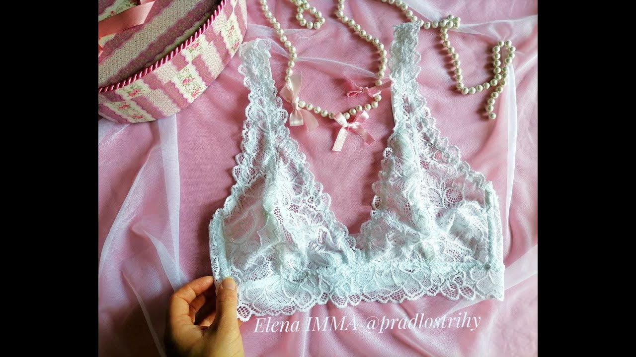 Šijeme Bralette (podprsenku). Strih Zdarma. Navod 'Jak ušít braletku'. DIY bralette.