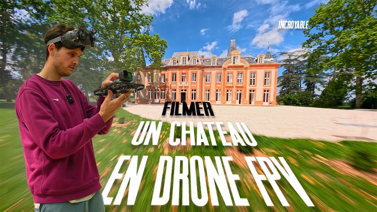 Drone FPV dans un ÉNORME Château ! INCROYABLE !