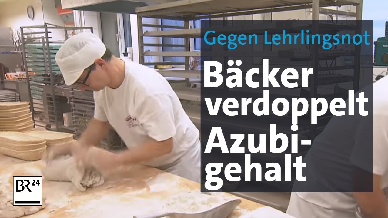 Bäcker bietet Bonus: Azubigehalt verdoppelt | Abendschau | BR24