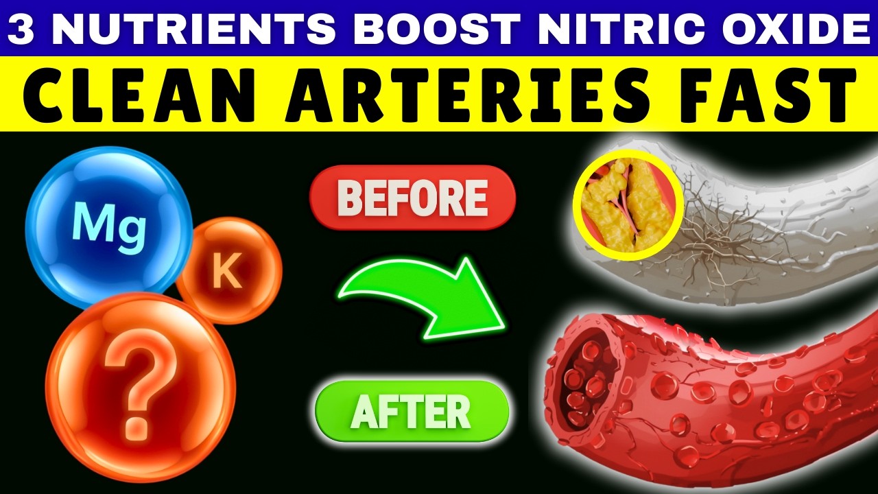Top 3 Nutrients Boost Nitric Oxide & Unclog Arteries