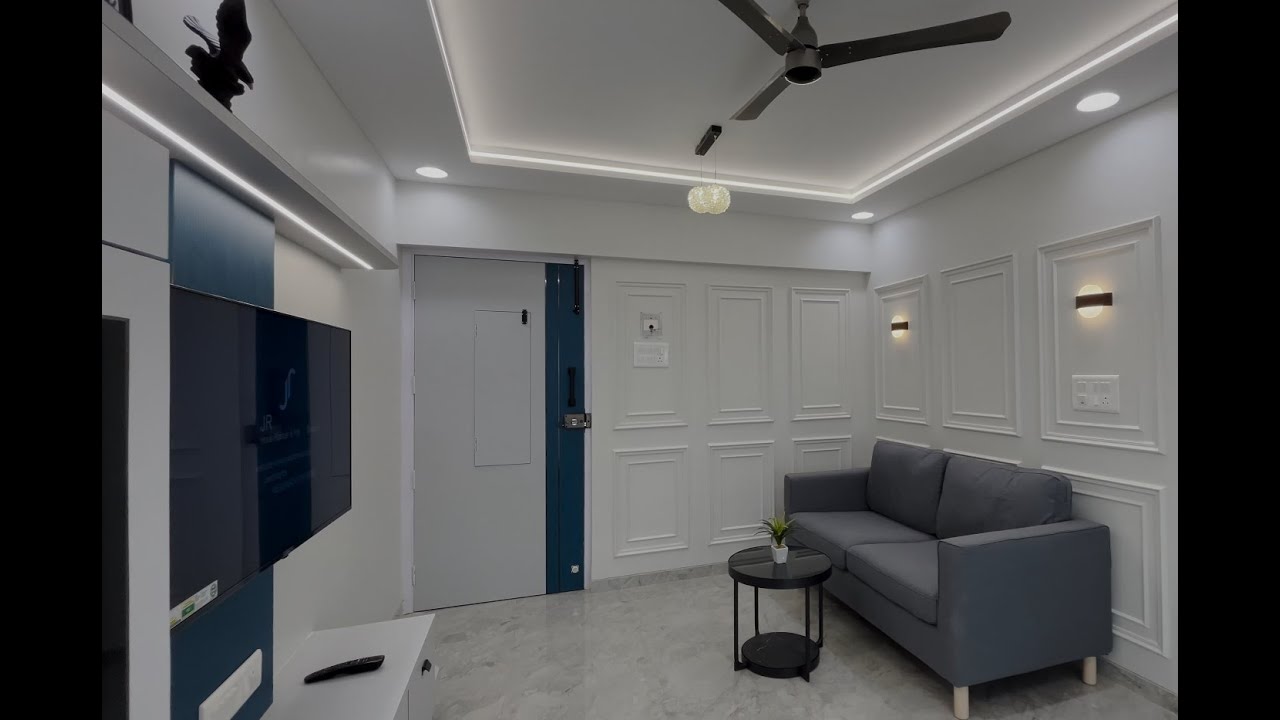 Interior Design for 1BHK | Micro Srishti | Bhandup, Mumbai | JR Architerior