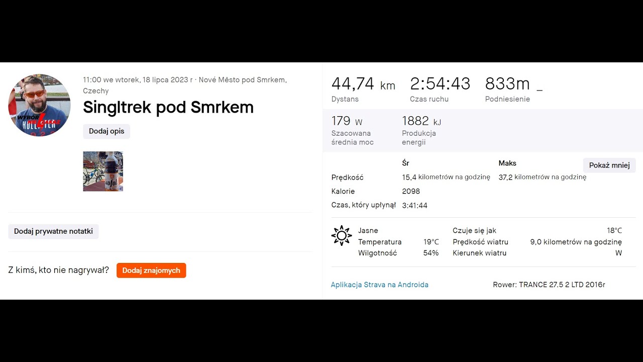 Singltrek pod Smrkem #singletrack #singltrek /4K/ LIPIEC