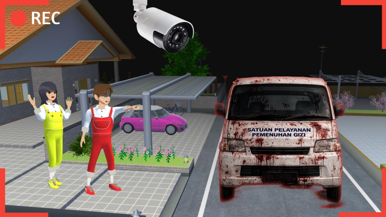 Yuta Mio Panik CCTV Merekam ANOMALI MOBIL MBG BERHANTU😱|Sakura School Simulator