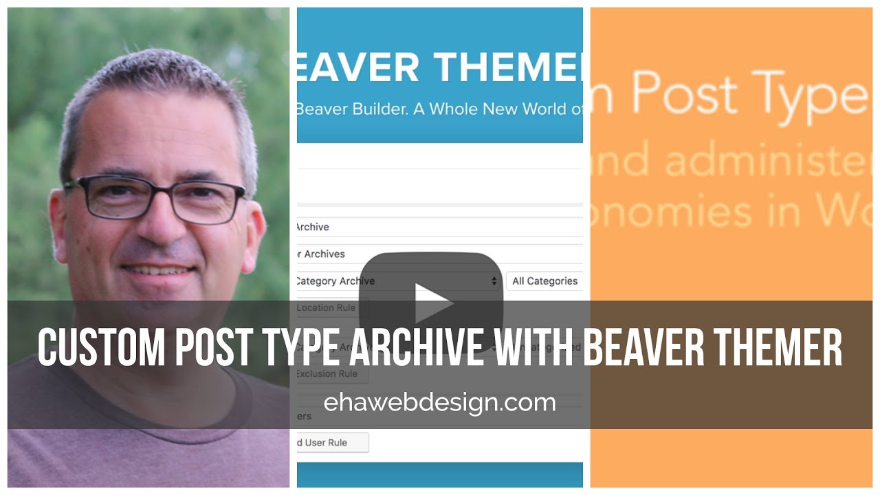 Custom Post Type archive pages with Beaver Bhemer
