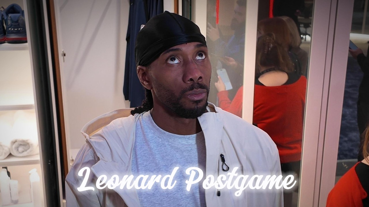 Kawhi Leonard Talks About Competitive Fire, Tight Handle & Nipsey Hussle After Knicks Win