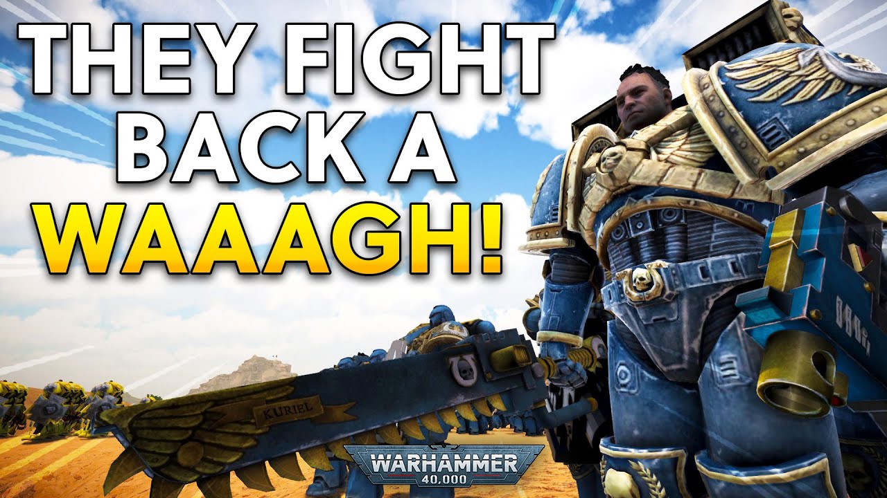 Can Space Marines hold the line against Ork WAAGH!? | UEBS 2 Warhammer 40K