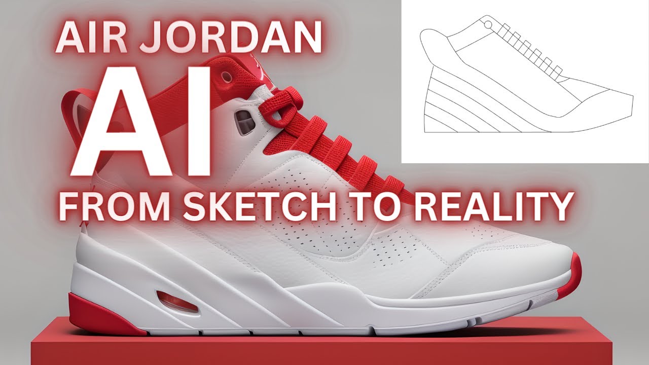 Nike & Fila Sneakers designed with AI - Vizcom AI tutorial