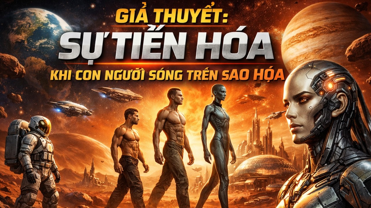 GIẢ THUYẾT : SỰ TIẾN HÓA KHI CON NGƯỜI SỐNG TRÊN SAO HỎA