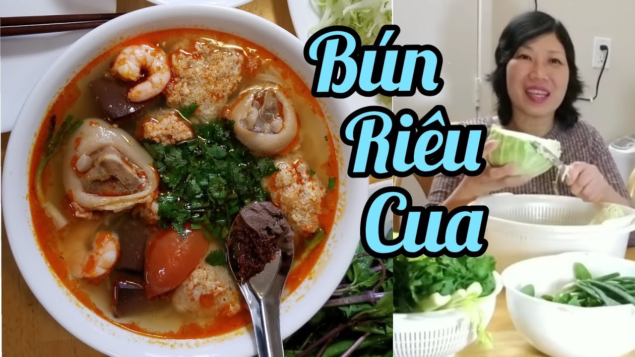 Nấu bún riêu cua đơn giản tại nhà (Người Việt ở Mỹ)