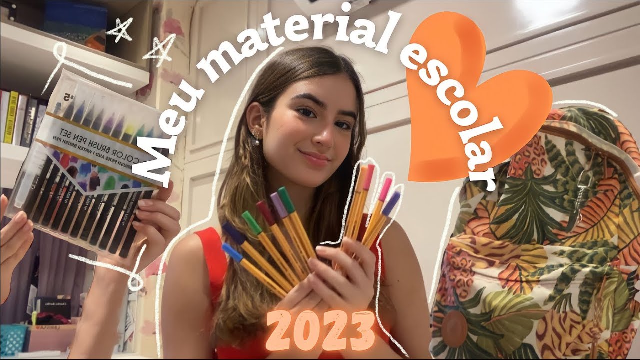 Meu material escolar 2023!