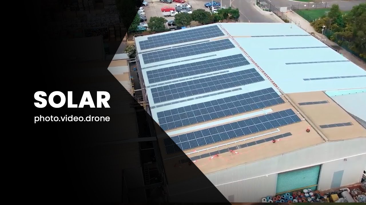 Solar Promo with Drone Video Services Melbourne