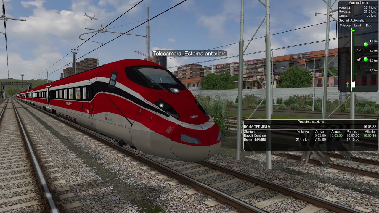 ORMI msts open rails ETR400 Freccia 1000 Napoli Roma AV