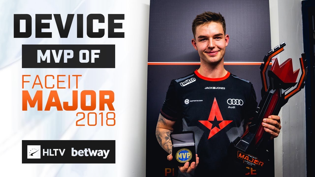 device - HLTV MVP by betway of FACEIT Major 2018