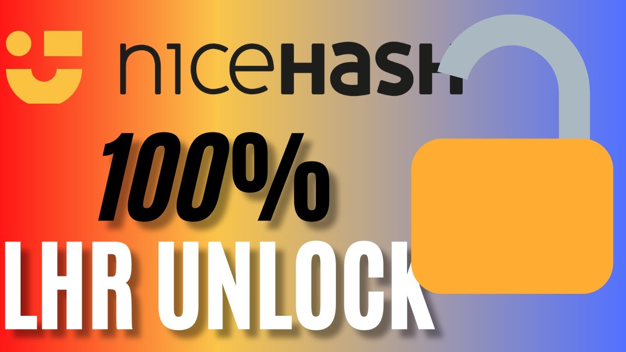 NiceHash 100% 🔥  LHR Unlock on Ethereum