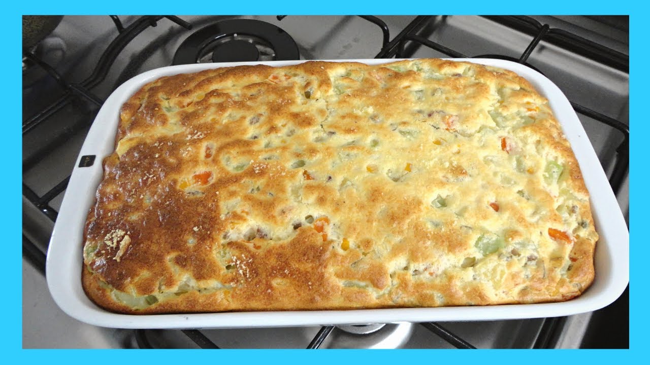 DELICIOSO SUFLÊ DE LEGUMES ASSADO E SUPER SABOROSO!!! 